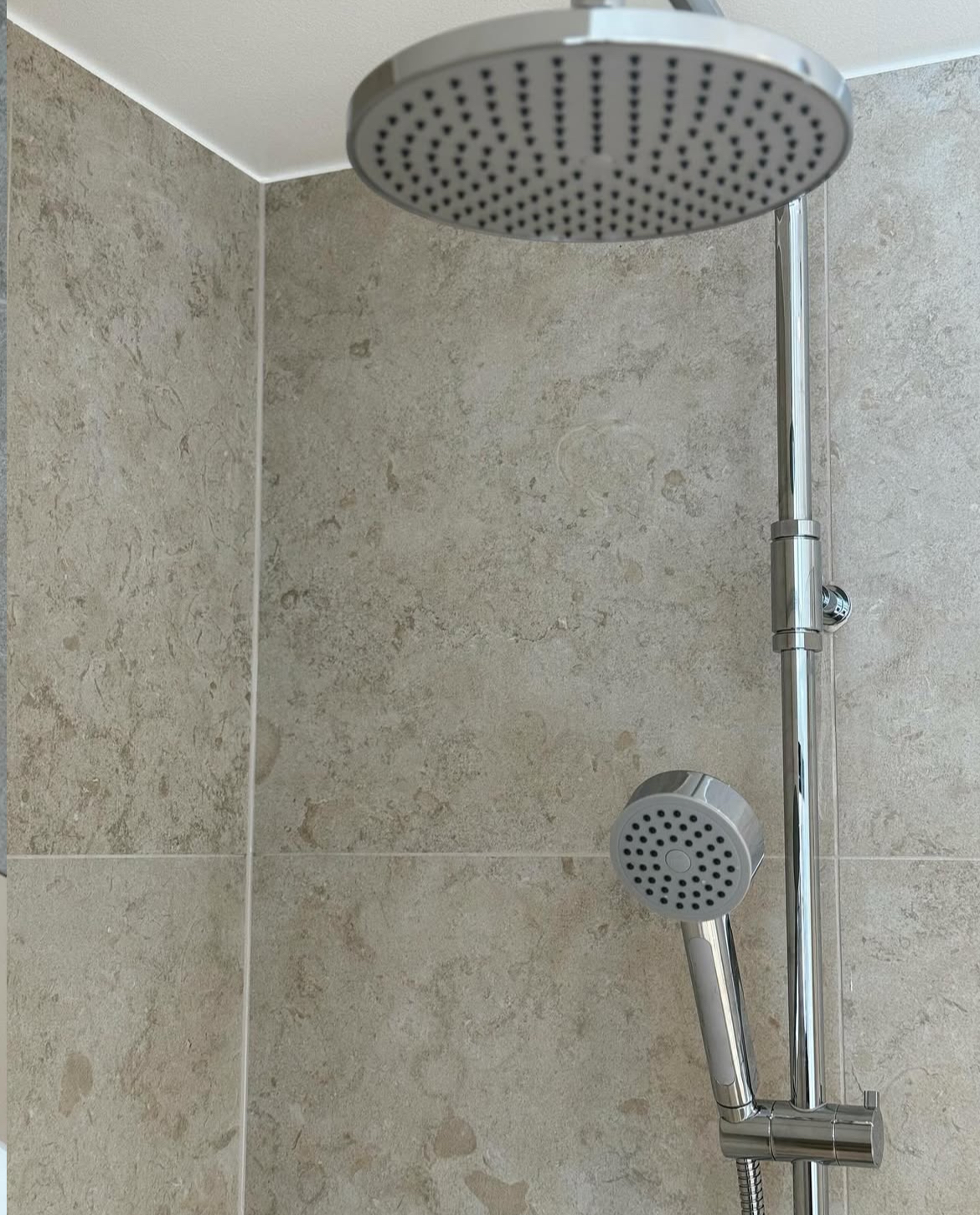 blue and white plastic bottles